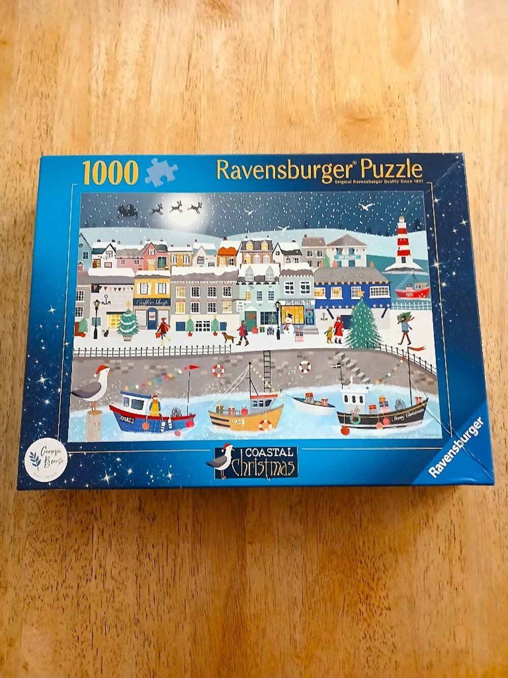 Ravensburger "Coastal Christmas" Jigsaw Puzzle, 1000 Pieces